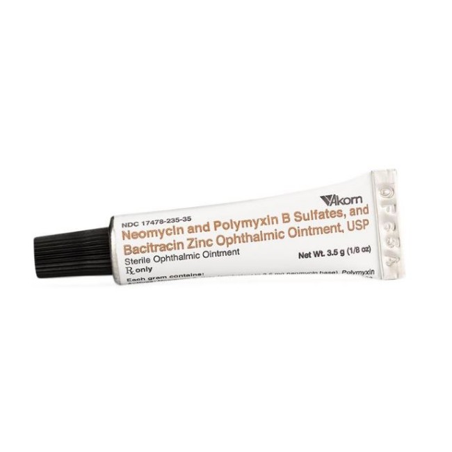 Neomycin   Polymyxinb   And Bacitracin Zinc Ophthalmic Ointment   3 5 G