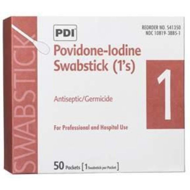 Povidone Iodine Swabstick   10   027866 