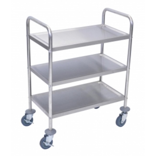 Cart   3 Shelf   26 W X 16D   Ss