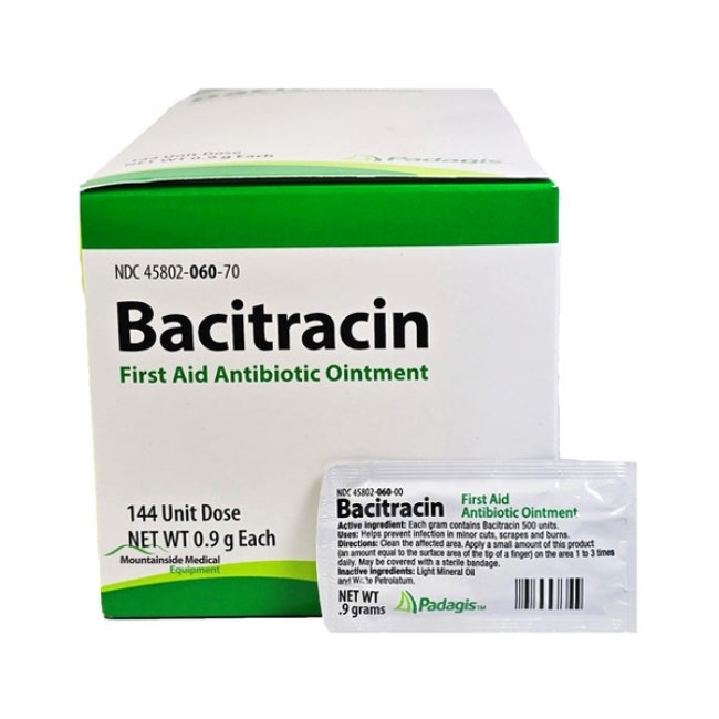 Bacitracin Oint  0 9G  144Ud