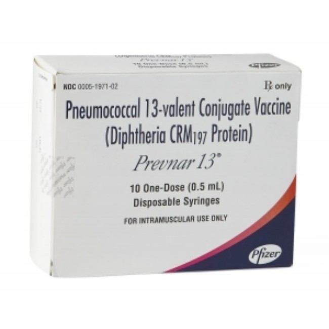 Injections  Prevnar 13 Pneumococcal 13 Valent Conjugate Vaccine   Prefilled Syringe   10 X 0 5 Ml