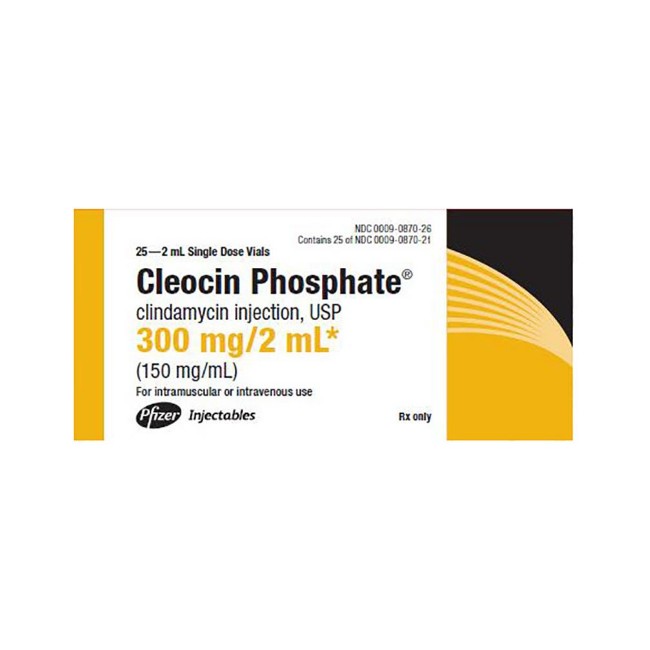 Antibiotics  Cleocin Phosphate 150Mg Ml Single Dose Vial   25 X 2Ml