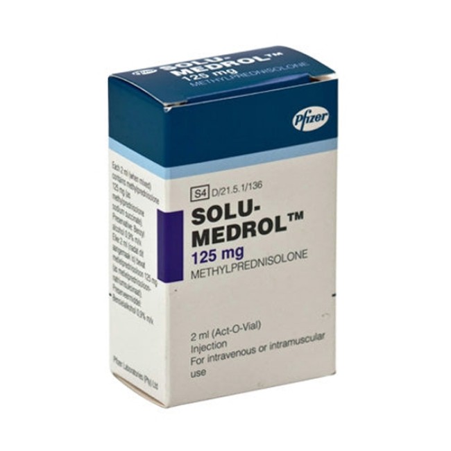 SOLU MEDROL 125MG 2mL PF NVP