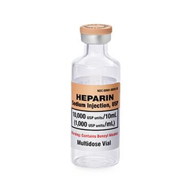 Injections  Heparin Sodium Injection   1  000 Units Ml   Multi Dose Vial   25 X 10 Ml