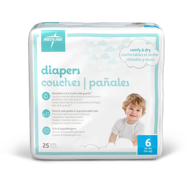 Diaper  Baby  Size 6   35  Lbs