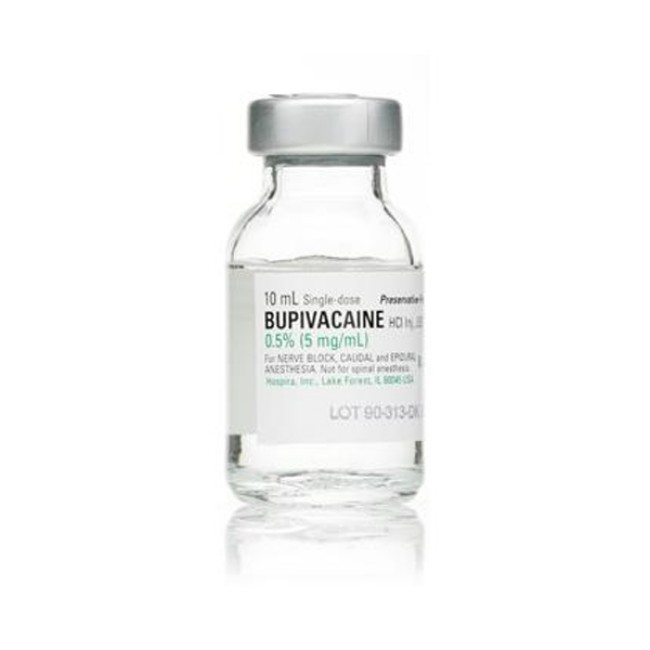 Injections  Bupivacaine Hcl Injection   Prefilled Single Dose Vial   0 5   10 Ml   Preservative Free