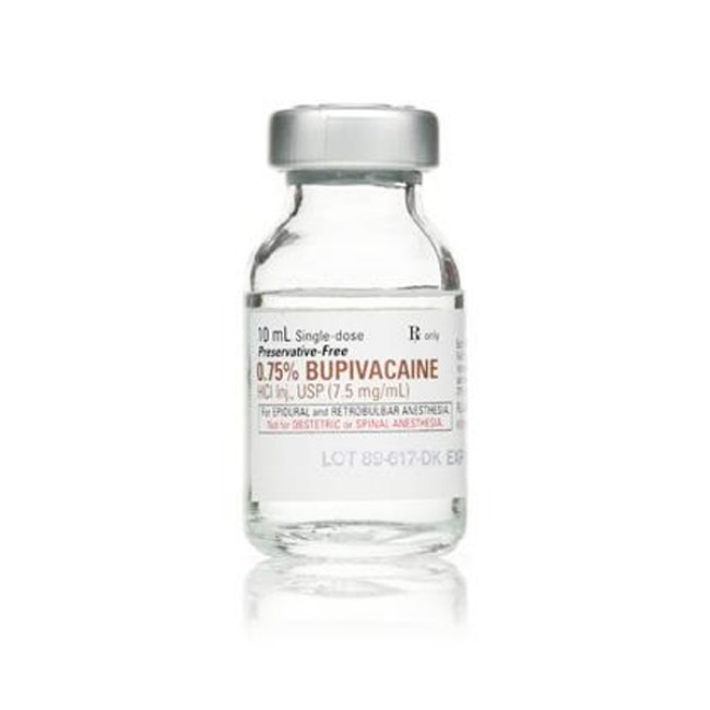 Injections  Bupivacaine Hcl Injection   Single Dose Vial   0 75   10 Ml   Preservative Free