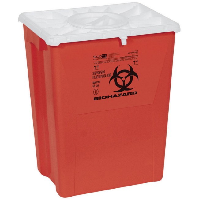 Container  Sharps  12 Gal  Port  Red  Pgii