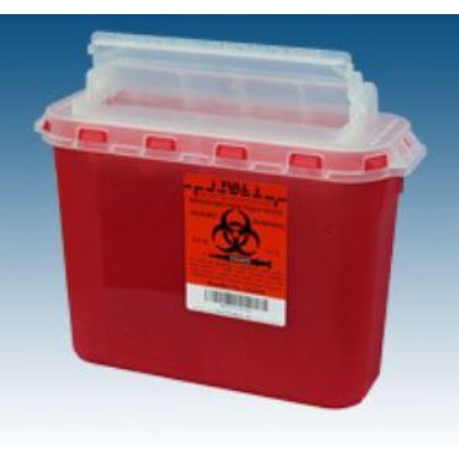 Container  Sharps  5 4 Qt  Red  Countrbal