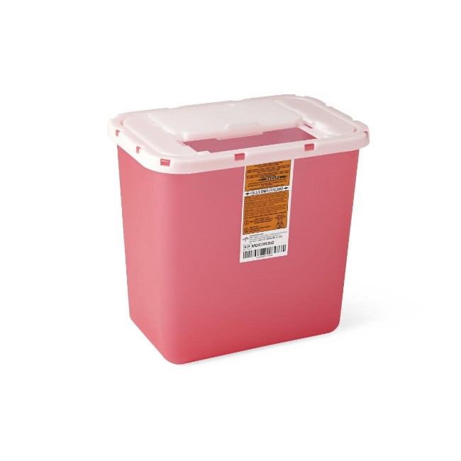 Container  Sharps  2 Gal  Clr Red  Wall Free