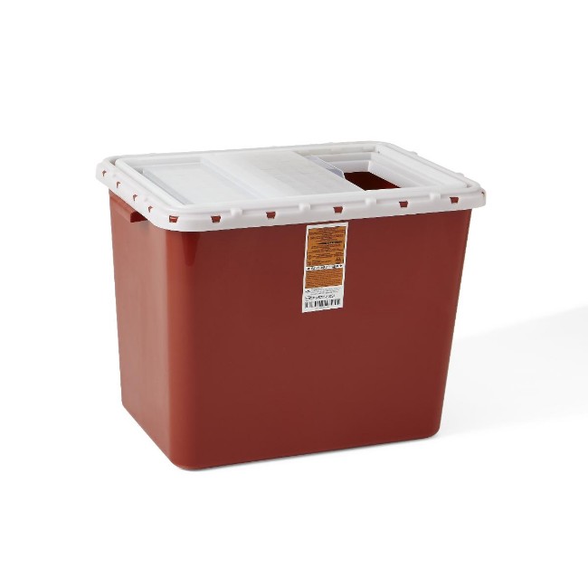 Container  Sharps  10 Gal  Red  Slide