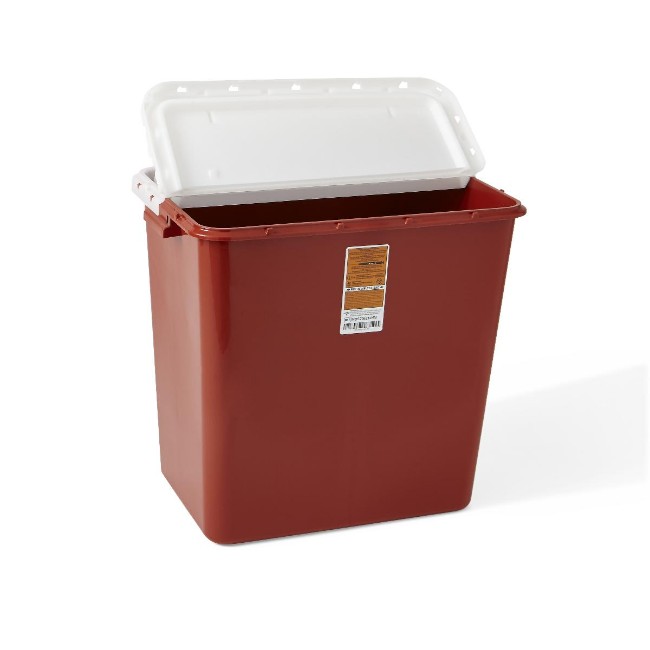 Container  Sharps  12 Gal  Red  Hinged