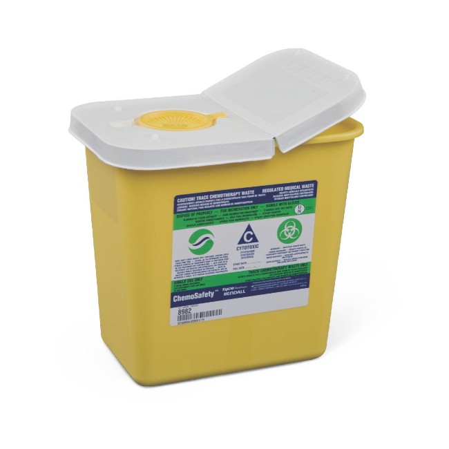 Dbd Container  Sharps  Chemo  2 Gal  Yellow