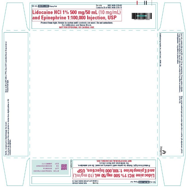 Injections  Lidocaine 1  and Epinephrine Injection  100 000 Multidose Vial  25 x 50 mL