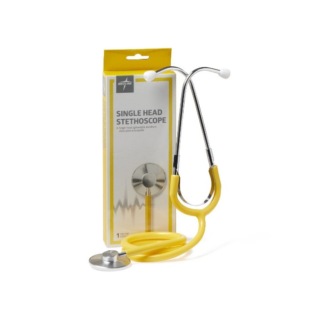 Stethoscope  Single Head  Yellow