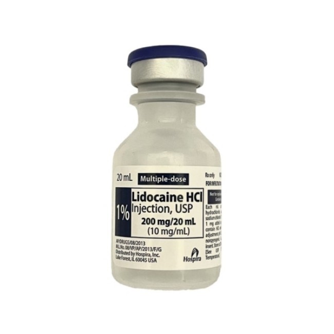 Injections  Lidocaine Hydrochloride Injection   1   Multi Dose Vial    4 Months   25 X 20 Ml