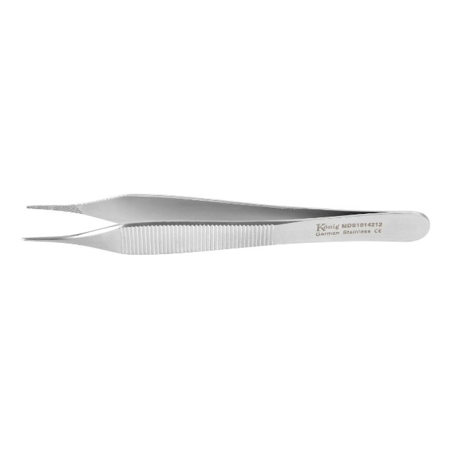 Forceps  Adson Cross Serrated Tip Dressing Forcep   4 75 