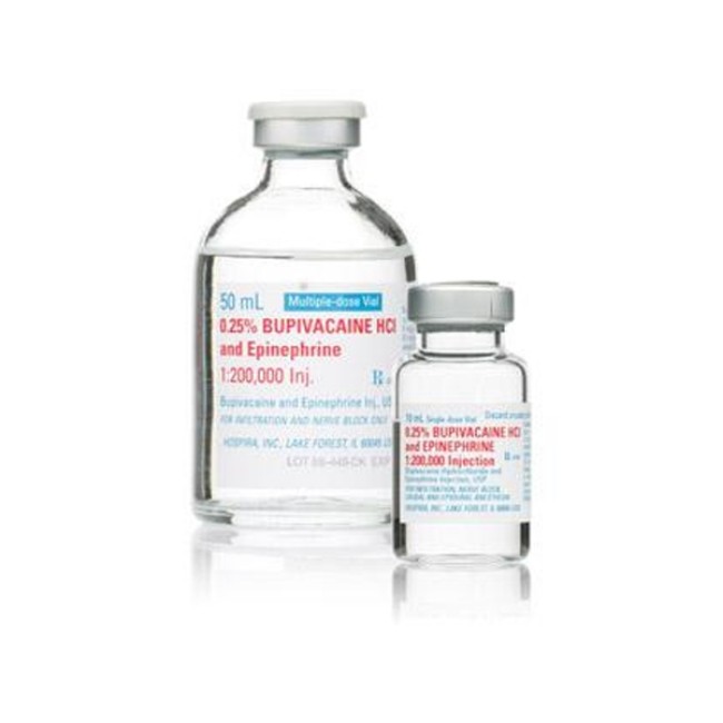 Injections  Bupivacaine 0 5  With Epinephrine 1   200  000 Single Dose Vial 25 Ml X 30 Ml Injection