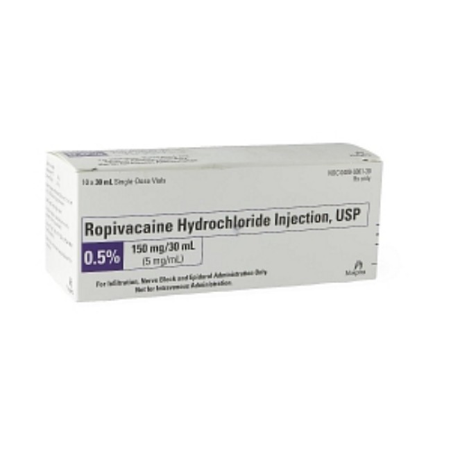 Ropivacaine 5Mg Ml Sdv 10X30ml