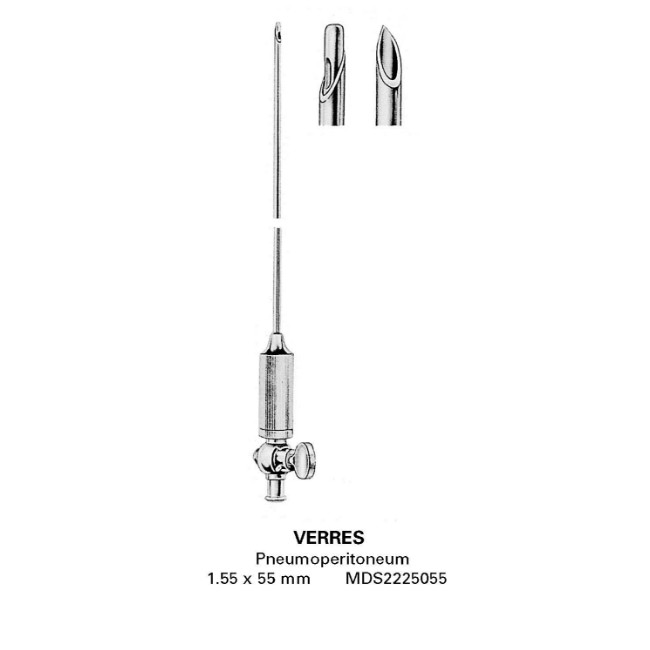 Needle  Verres  Pneumoperitoneum  2X120mm