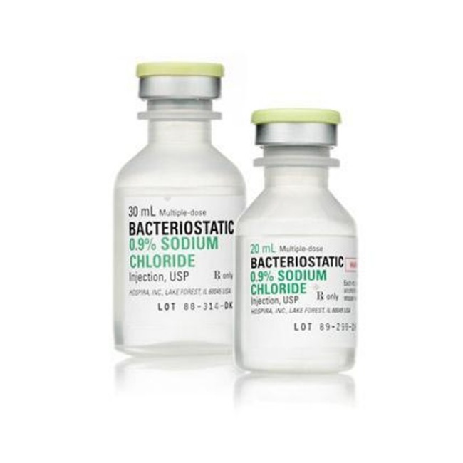 Solutions  Bacteriostatic 0 9  Sodium Chloride Injection   20 Ml