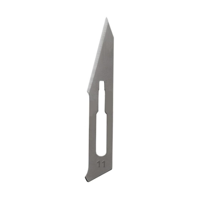 SCALPEL PLASTIC HANDLE STERILE  DISP 11