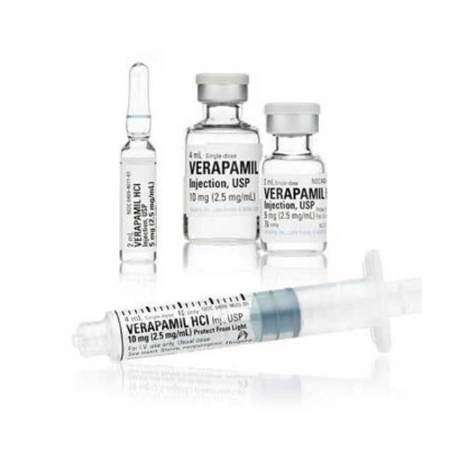 Injections  Verapamil Hydrochloride Injection   2 5 Mg Ml   25 X 2 Ml Single Dose Vial