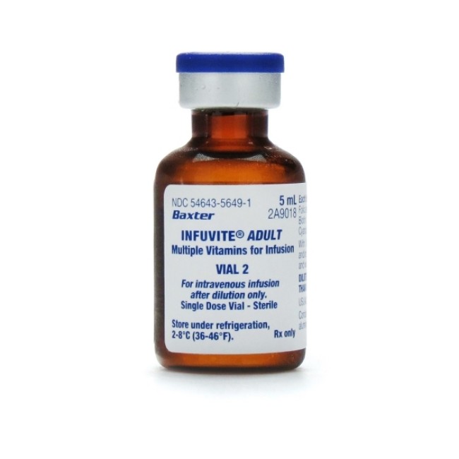 Infuvite Adult Multi Vitamin 5 Doses