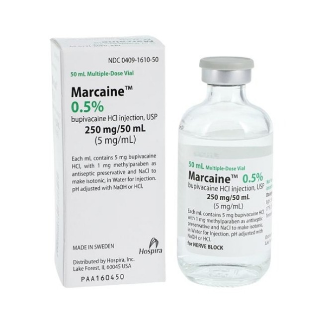 Injections  Marcaine Injection   0 5   50 Ml Multi Dose Vial