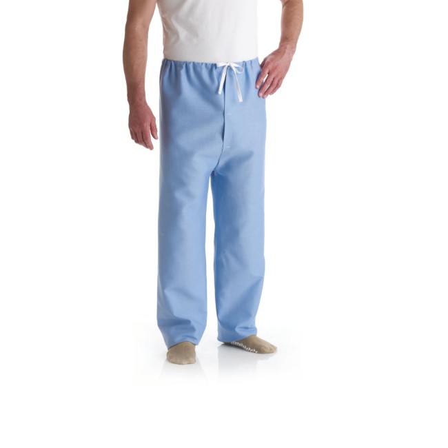 Pant  Pajama  Solid Blue  Xl  Blue Cc