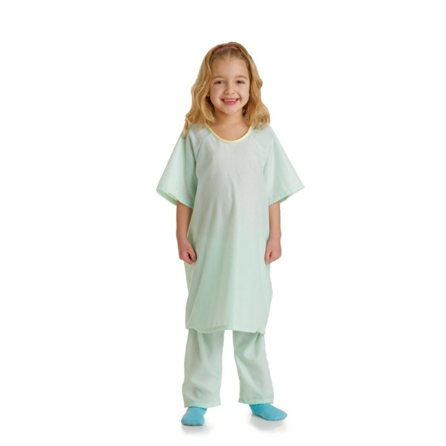 Shirt  Pajama  Pediatric  Green  Medium