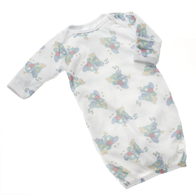Gown  Infant  Knit  Elastic  Noahs Ark  0 6