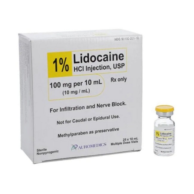 Injections  Lidocaine Hydrochloride Injection   1   Multi Dose Vial   25 X 10 Ml