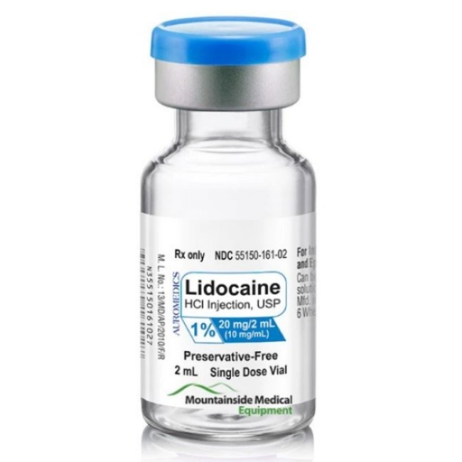 Injections  Lidocaine Hydrochloride Injection   1   Multi Dose Vial   25 X 20 Ml