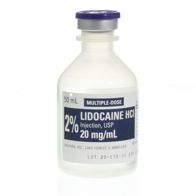 2  Lidocaine Hydrochloride   25 X 50 Ml Multi Dose Vial