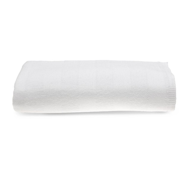 Blanket  Spread  Herringbne  70X108  White