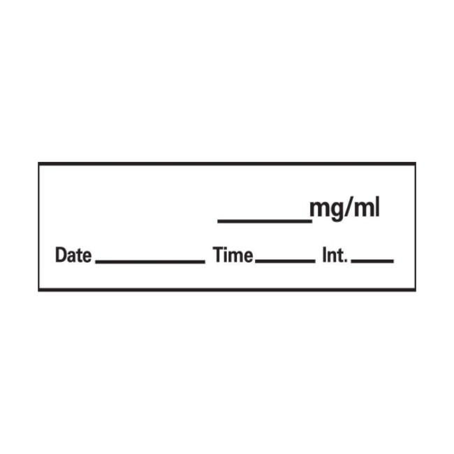 Labeling Tapes  Blank Medication Labeling Tape   White   1 2  X 500 