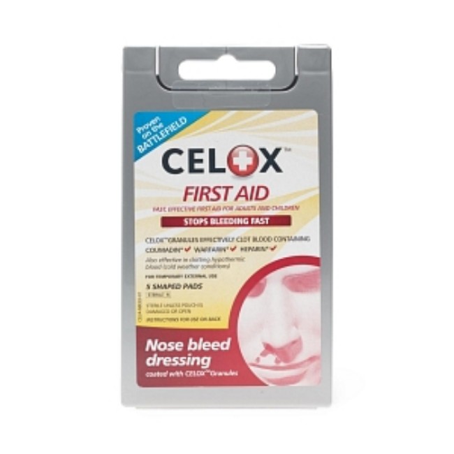 Hemostatic Dressing  Nosebleed Celox 5 Bx