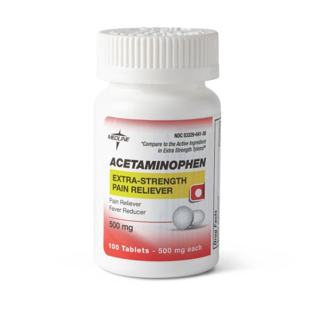 Acetaminophen 500Mg Tab 100 Bt