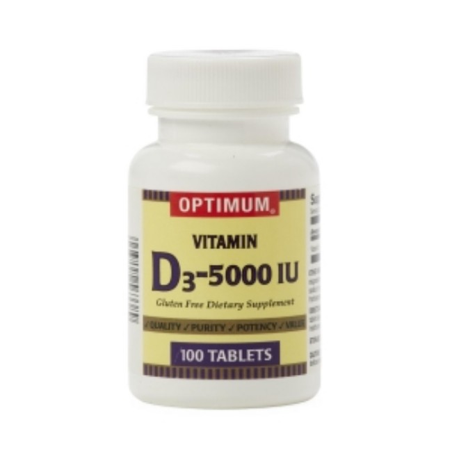Vitamin D 3 5000 Iu Tablet 100 Bt