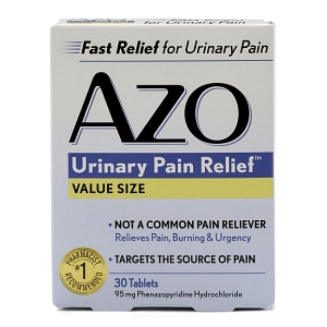 Azo Urinary Pain Relief Tablet 30 Bx