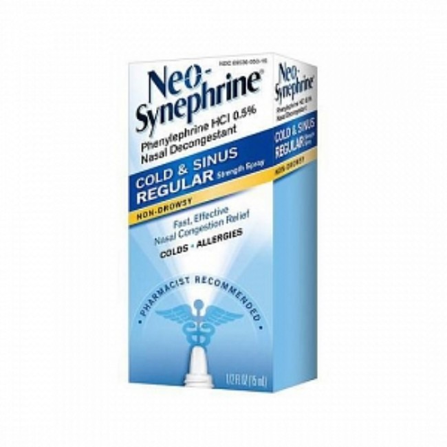 Neo Synephrine 0 5  Reg Nasal Spray 15Ml