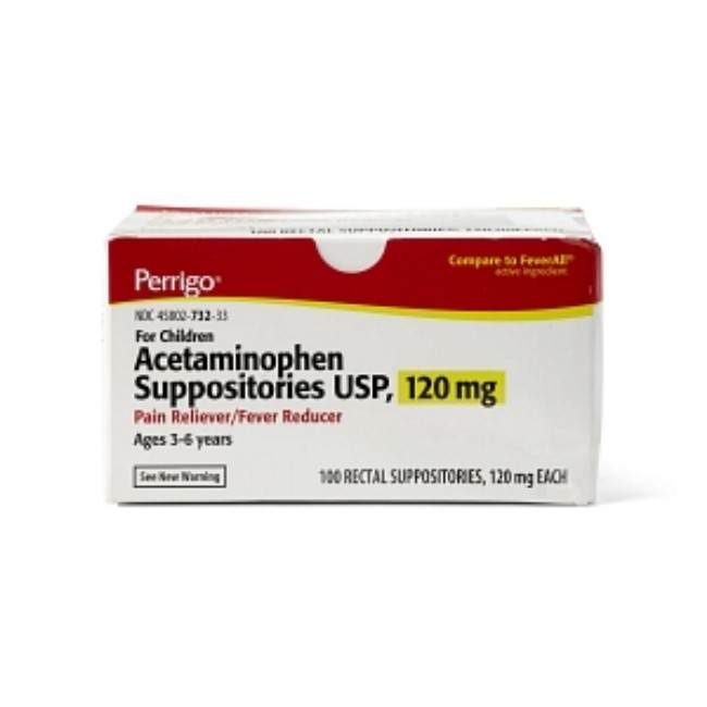Acetamin   120Mg   Suppository   100Ct