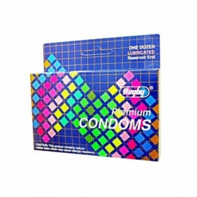 Condom Premium Latex Lubricated 12 Bx