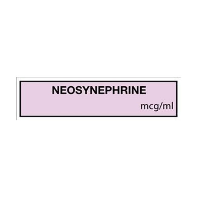 Labels   Neosynephrine Mcg Ml  Anesthesia Tape   Violet   1  X 1 2 