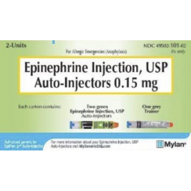 Epinephrine 0 15Mg Auto Inj Pfs 2 Bx
