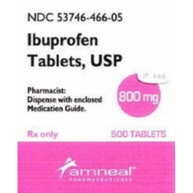 Ibuprofen 800 Mg Tab 500 Bt