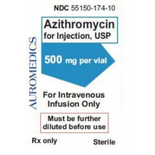 Azithromycin 500Mg Vial 10 Bx