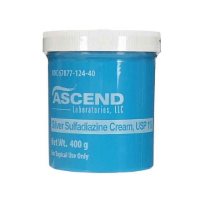 Topical Creams  Silver Sulfadiazine 1  Topical Cream   400 G Jar