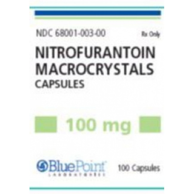 Nitrofurantoin Macrocry 100Mg Cap 100 Bt